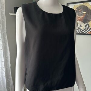 RD Style Black Boxy Tank Top